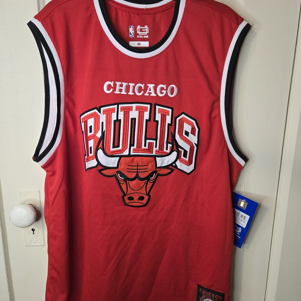 Chicago Bulls Red Basketball Jersey And Shorts